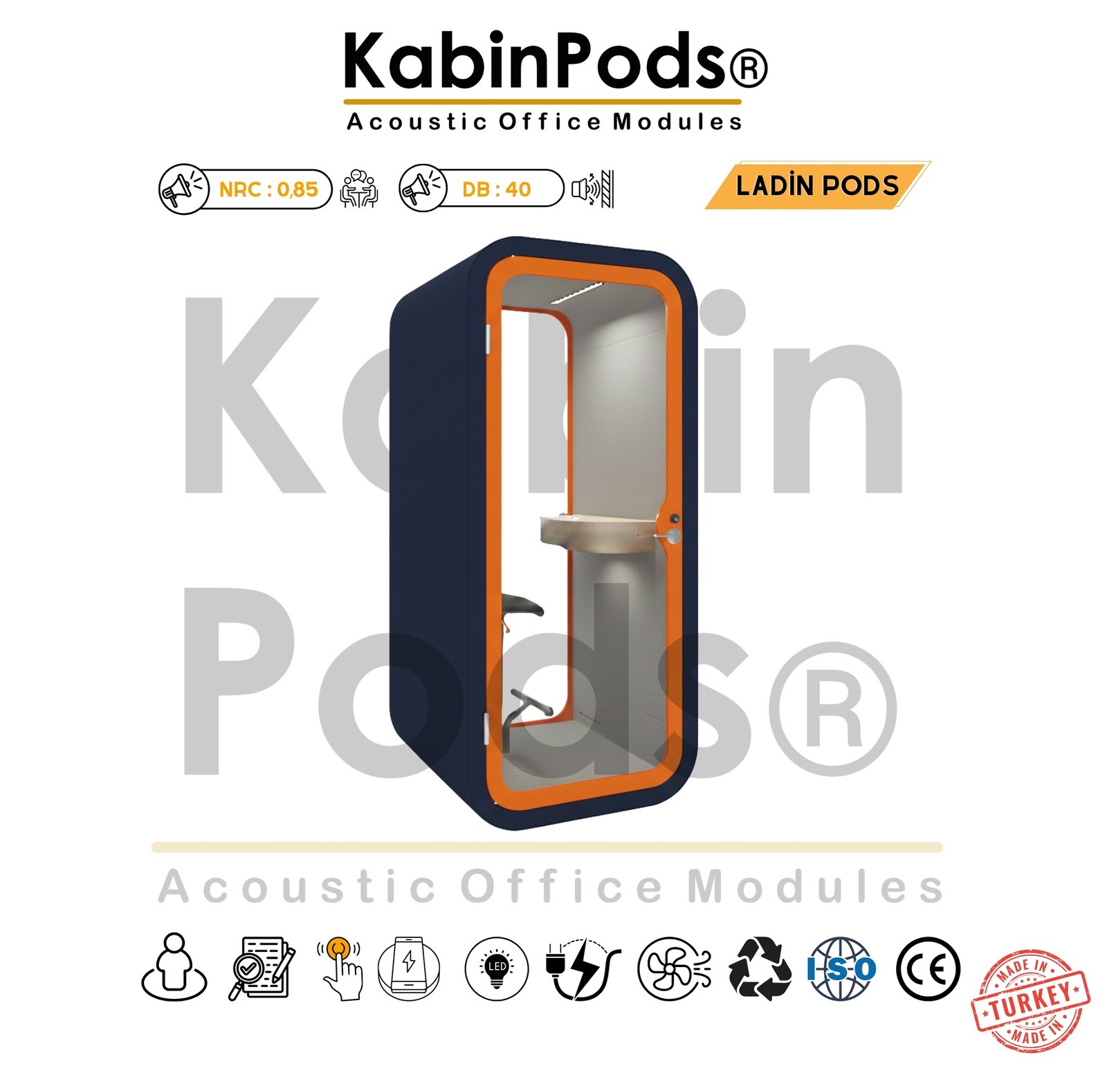 Akustik Telefon Kabini Detay - 27. Görsel - Ses Yalıtım Teknolojisi